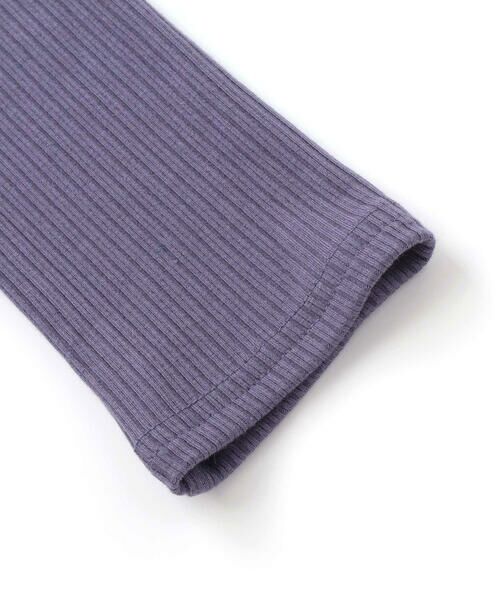 nexchic / ネクシック Tシャツ | テレコキャミソールレイヤード長袖Tシャツ(110~150cm) | 詳細9