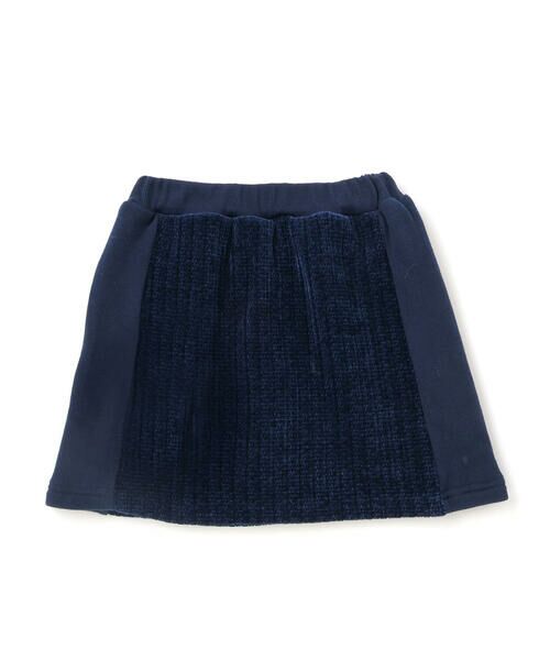 nexchic / ネクシック スウェット | ケーブル編みx裏毛切り替えトレーナーxスカパンセットアップ(110~150cm) | 詳細6