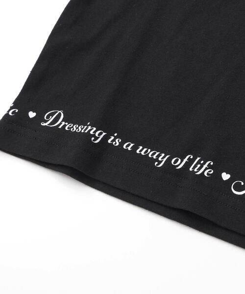 nexchic / ネクシック スウェット | 裏毛ラインストーンロゴトレーナーｘ天竺Tシャツセット(110~150cm) | 詳細20