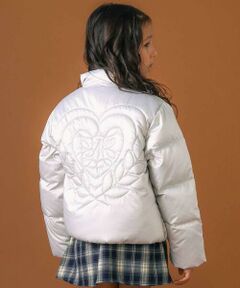 nexchic / ネクシック ダウンジャケット・ベスト | ハートロゴタフタダウン(110~150cm)