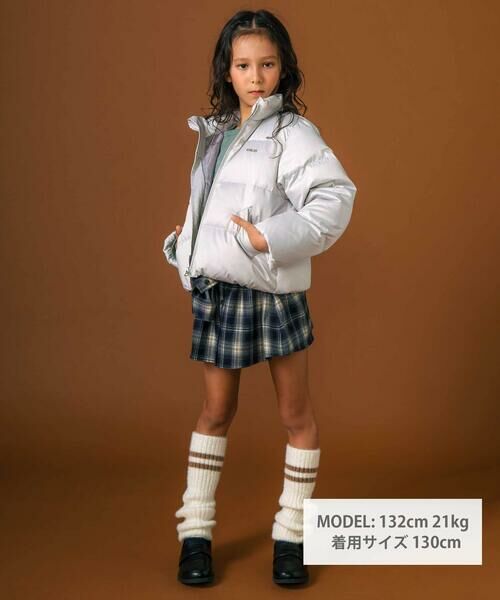 nexchic / ネクシック ダウンジャケット・ベスト | ハートロゴタフタダウン(110~150cm) | 詳細5