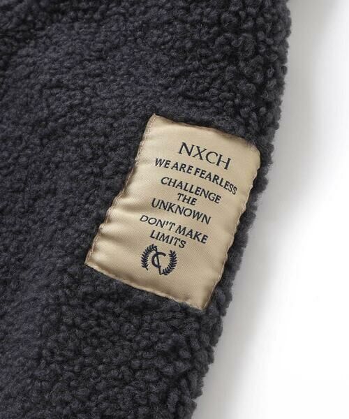 nexchic / ネクシック ダウンジャケット・ベスト | ワンポイントロゴ入りリバーシブルタフタジャケット(110~150cm) | 詳細8