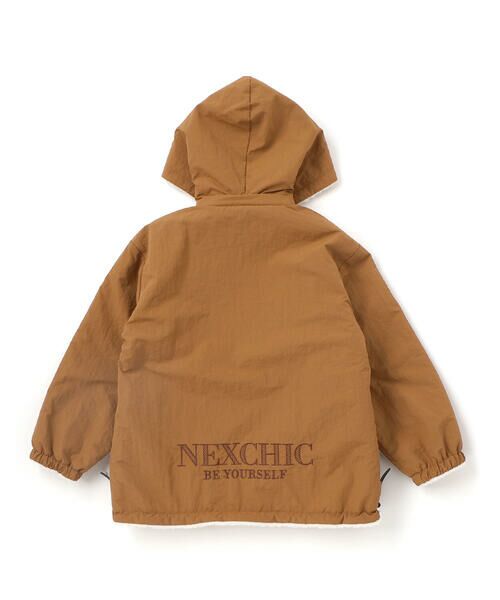 nexchic / ネクシック ダウンジャケット・ベスト | ワンポイントロゴ入りリバーシブルタフタジャケット(110~150cm) | 詳細14
