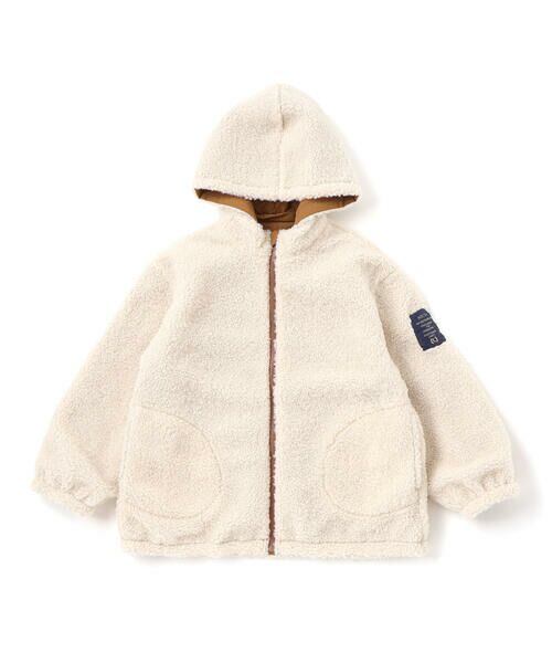 nexchic / ネクシック ダウンジャケット・ベスト | ワンポイントロゴ入りリバーシブルタフタジャケット(110~150cm) | 詳細15