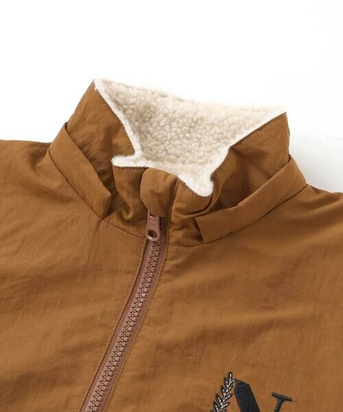 nexchic / ネクシック ダウンジャケット・ベスト | ワンポイントロゴ入りリバーシブルタフタジャケット(110~150cm) | 詳細17