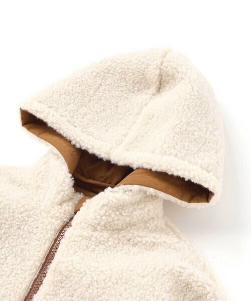 nexchic / ネクシック ダウンジャケット・ベスト | ワンポイントロゴ入りリバーシブルタフタジャケット(110~150cm) | 詳細19