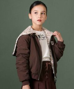 nexchic / ネクシック その他アウター | リバーシブルタフタｘファーファスナーフード付きジャケット(110~150cm)