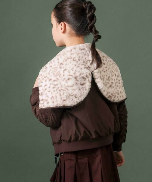 nexchic / ネクシック その他アウター | リバーシブルタフタxファーファスナーフード付きジャケット(110~150cm) | 詳細2