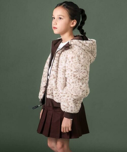 nexchic / ネクシック その他アウター | リバーシブルタフタxファーファスナーフード付きジャケット(110~150cm) | 詳細3