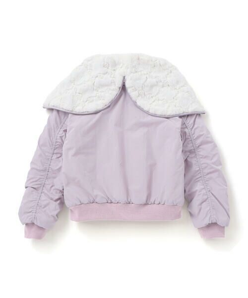 nexchic / ネクシック その他アウター | リバーシブルタフタxファーファスナーフード付きジャケット(110~150cm) | 詳細13