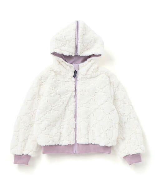 nexchic / ネクシック その他アウター | リバーシブルタフタxファーファスナーフード付きジャケット(110~150cm) | 詳細14