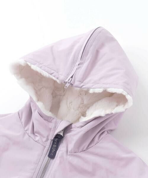 nexchic / ネクシック その他アウター | リバーシブルタフタxファーファスナーフード付きジャケット(110~150cm) | 詳細16