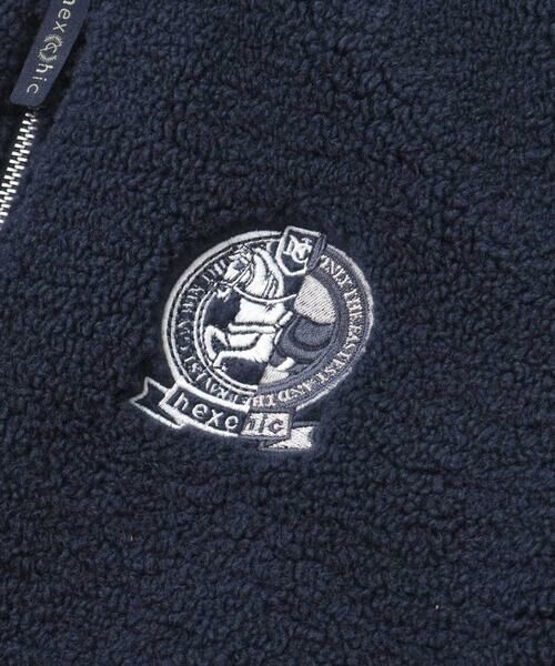 nexchic / ネクシック ブルゾン | ボアxタフタ切り替えMA-1(110~150cm) | 詳細3