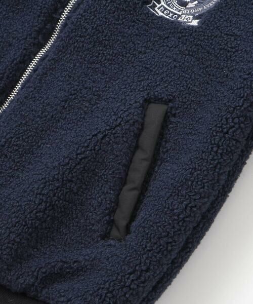 nexchic / ネクシック ブルゾン | ボアxタフタ切り替えMA-1(110~150cm) | 詳細5