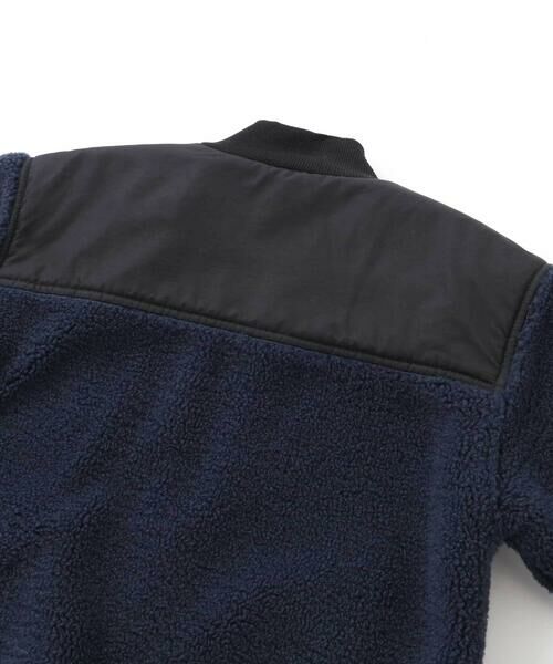 nexchic / ネクシック ブルゾン | ボアxタフタ切り替えMA-1(110~150cm) | 詳細6