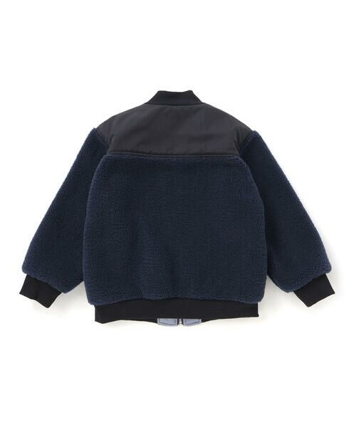 nexchic / ネクシック ブルゾン | ボアxタフタ切り替えMA-1(110~150cm) | 詳細1