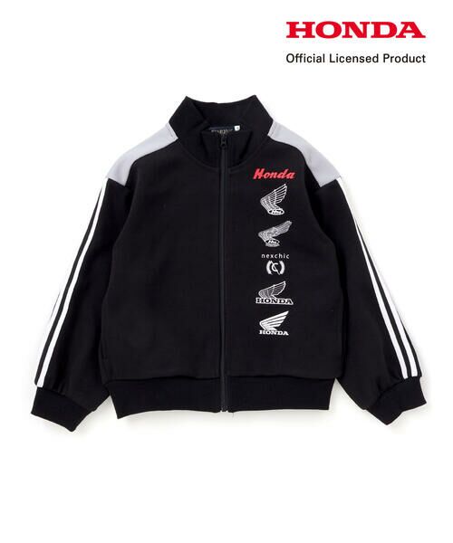 nexchic / ネクシック ブルゾン | 【Hondaｘnexchic】バイカラーポンチトラックジャケット(110~150cm) | 詳細4