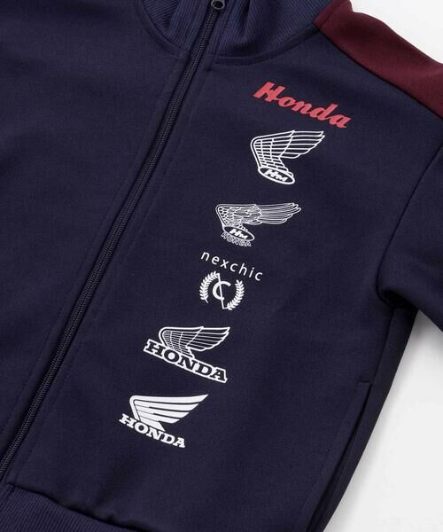 nexchic / ネクシック ブルゾン | 【Hondaｘnexchic】バイカラーポンチトラックジャケット(110~150cm) | 詳細12