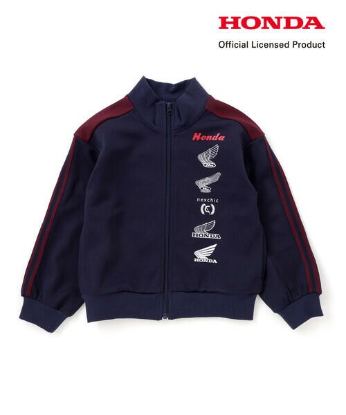 nexchic / ネクシック ブルゾン | 【Hondaｘnexchic】バイカラーポンチトラックジャケット(110~150cm) | 詳細9