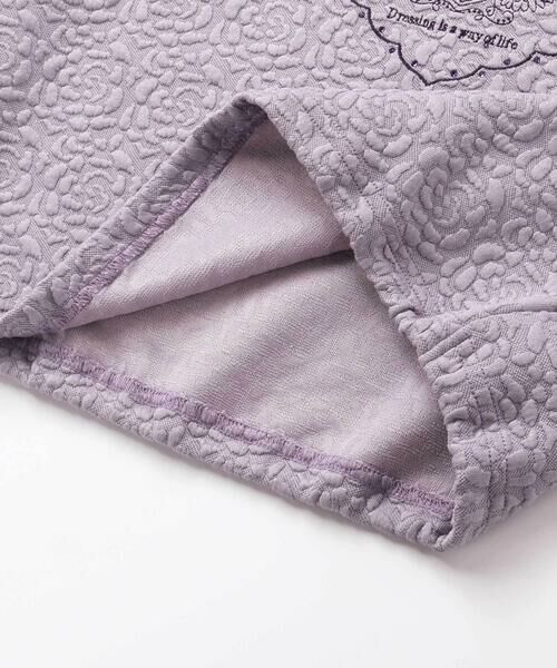 nexchic / ネクシック スウェット | 【お揃い】ハート刺しゅう袖リボンキルトトレーナー(110~150cm) | 詳細14