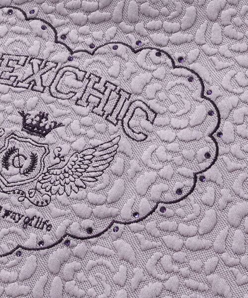 nexchic / ネクシック スウェット | 【お揃い】ハート刺しゅう袖リボンキルトトレーナー(110~150cm) | 詳細10