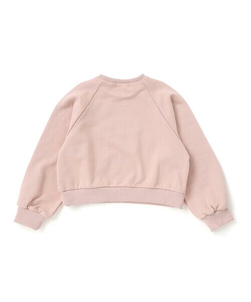 nexchic / ネクシック スウェット | サテンパッチレース裏毛トレーナー(110~150cm) | 詳細4