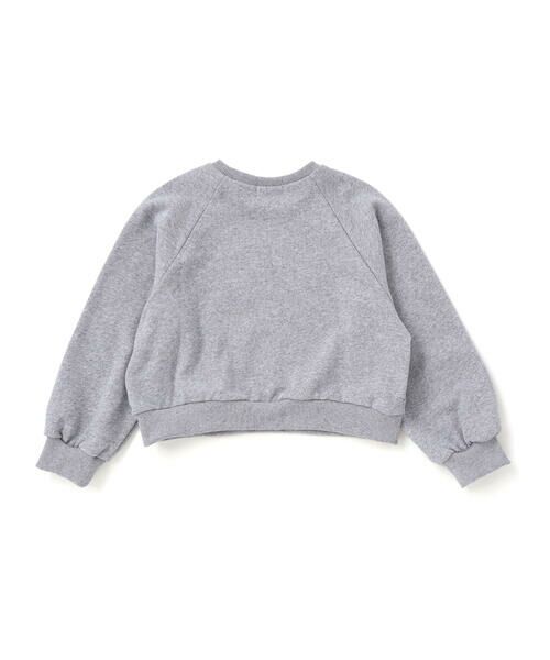 nexchic / ネクシック スウェット | サテンパッチレース裏毛トレーナー(110~150cm) | 詳細15