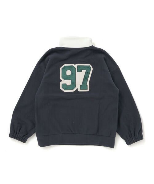 nexchic / ネクシック スウェット | ロゴ刺しゅう切り替えスキッパートレーナー(110~150cm) | 詳細7