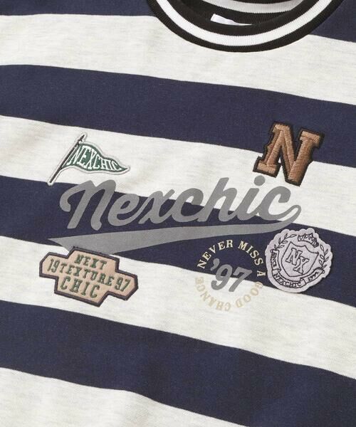 nexchic / ネクシック スウェット | フェルトパッチ刺しゅう入り裏毛トレーナー(110~150cm) | 詳細8