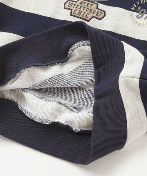 nexchic / ネクシック スウェット | フェルトパッチ刺しゅう入り裏毛トレーナー(110~150cm) | 詳細10