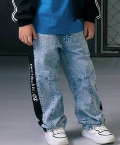 nexchic / ネクシック デニムパンツ | バルーンレッグ切り替えデニムパンツ(110~150cm)