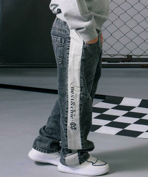 nexchic / ネクシック デニムパンツ | バルーンレッグ切り替えデニムパンツ(110~150cm) | 詳細4