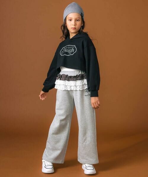 nexchic / ネクシック その他パンツ | ウエストフリル付き裏毛パンツ(110~150cm) | 詳細3