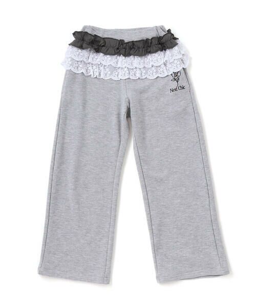 nexchic / ネクシック その他パンツ | ウエストフリル付き裏毛パンツ(110~150cm) | 詳細4