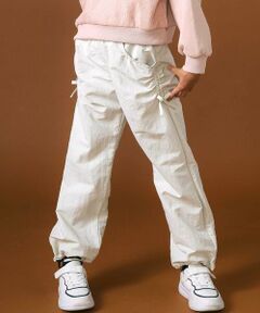 nexchic / ネクシック その他パンツ | サイドギャザーニータックタフタパンツ(110~150cm)