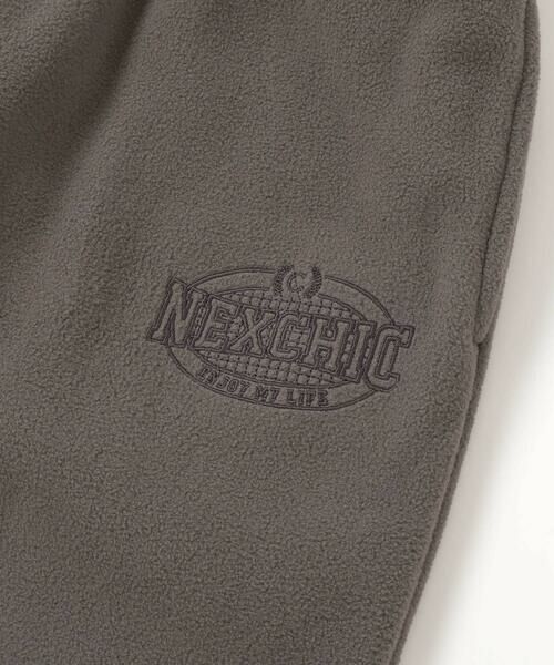 nexchic / ネクシック その他パンツ | フリースxタフタ異素材切り替えパンツ(110~150cm) | 詳細11