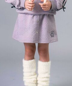 nexchic / ネクシック その他パンツ | 【お揃い】バラ柄切り替えカットキルトキュロット(110~150cm)