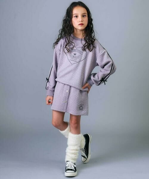 nexchic / ネクシック その他パンツ | 【お揃い】バラ柄切り替えカットキルトキュロット(110~150cm) | 詳細10