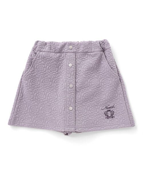 nexchic / ネクシック その他パンツ | 【お揃い】バラ柄切り替えカットキルトキュロット(110~150cm) | 詳細13