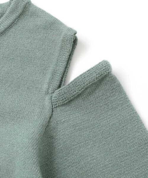 nexchic / ネクシック ニット・セーター | 肩開きハートロゴ入りジャガードニット(110~150cm) | 詳細12