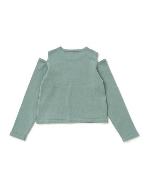 nexchic / ネクシック ニット・セーター | 肩開きハートロゴ入りジャガードニット(110~150cm) | 詳細8