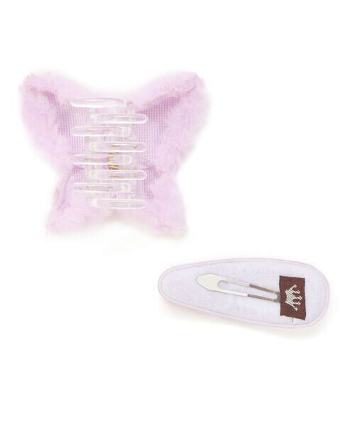 nexchic / ネクシック カチューシャ・カチューム・その他 | モコモコ蝶々クリップｘシンプルヘアピンセット | 詳細7