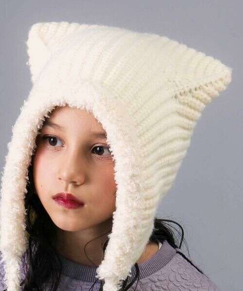 nexchic / ネクシック ニットキャップ | ボンボン耳付きニット帽 | 詳細2