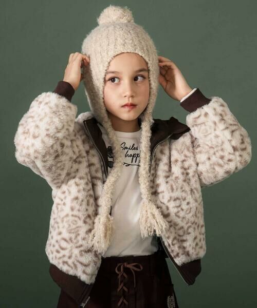 nexchic / ネクシック ニットキャップ | ボンボン耳付きニット帽 | 詳細11