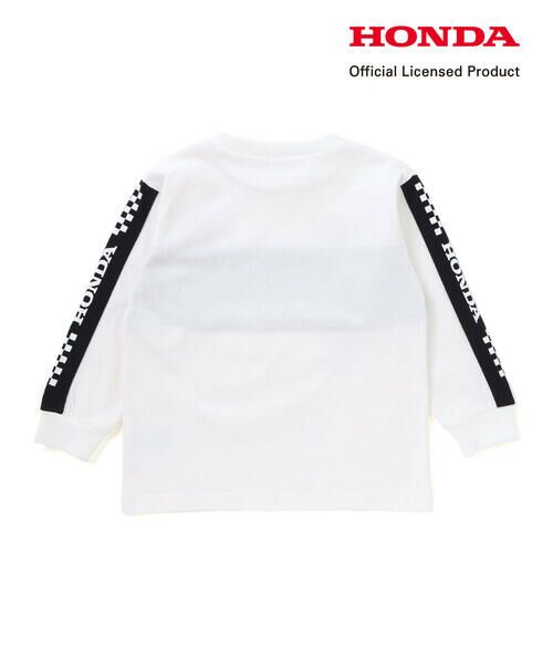 nexchic / ネクシック Tシャツ | 【Hondaｘnexchic】ロゴプリント天竺長袖Tシャツ(110~150cm) | 詳細5