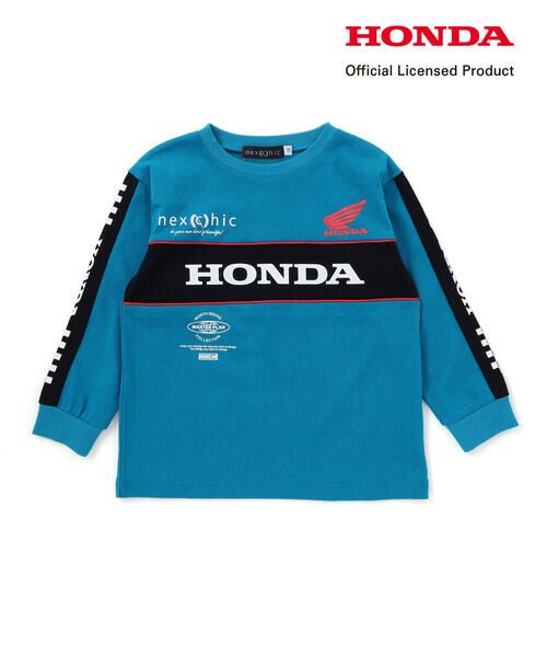 nexchic / ネクシック Tシャツ | 【Hondaｘnexchic】ロゴプリント天竺長袖Tシャツ(110~150cm) | 詳細13