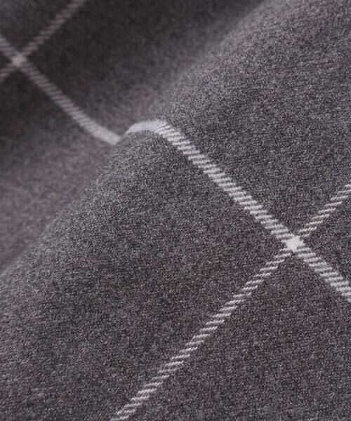 nexchic / ネクシック ミニ丈・ひざ丈ワンピース | ファー付きツイル＆チェックコートワンピース(110~150cm) | 詳細21