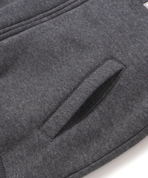 nexchic / ネクシック ノーカラージャケット | ロゴバッチ裏ジャギー裏毛スタジャン(110~150cm) | 詳細14