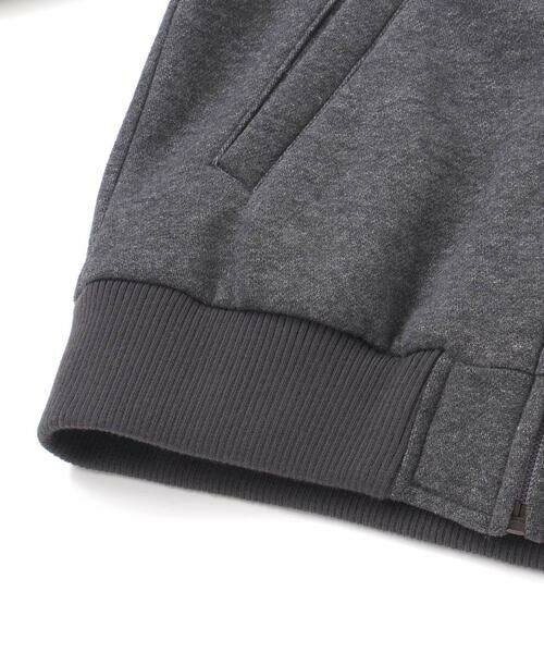 nexchic / ネクシック ノーカラージャケット | ロゴバッチ裏ジャギー裏毛スタジャン(110~150cm) | 詳細15