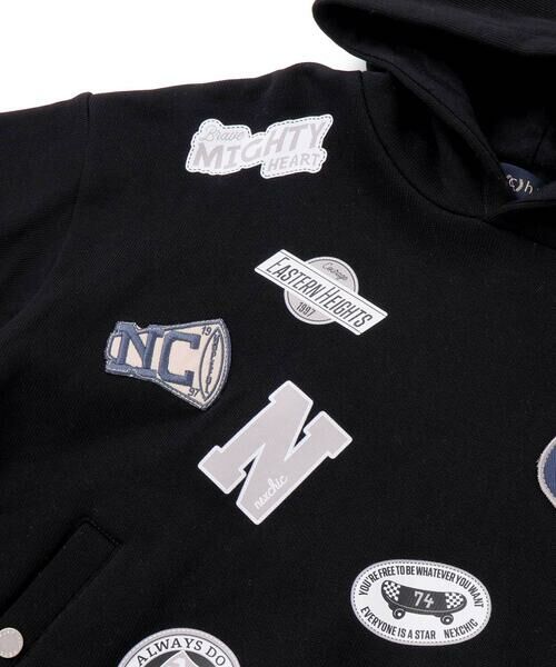 nexchic / ネクシック パーカー | ロゴバッチ裏毛フーディ(110~150cm) | 詳細3